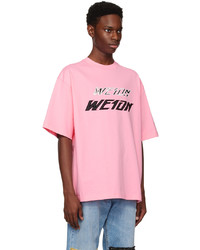 We11done Pink Speed T Shirt
