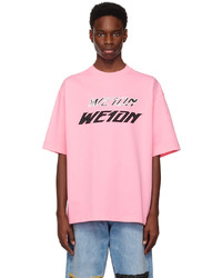 We11done Pink Speed T Shirt