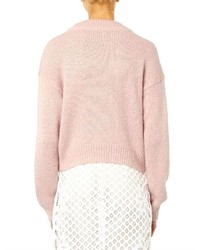 Lover Basket Knit Cropped Sweater