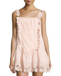 Tularosa Annabel Ruffle Knit Dress Pale Pink