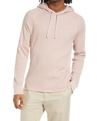 Vince Mouline Thermal Pima Cotton Hoodie In Himalayanoff White At Nordstrom