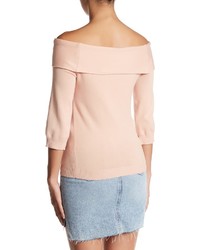 Abound Off The Shoulder 34 Length Sleeve Sweater