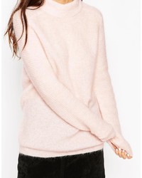 Asos Collection Mohair Sweater With Saddle Sleeve