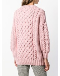 I Love Mr Mittens Cable Knit Sweater