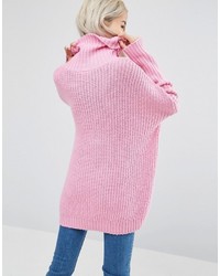 Weekday Turtleneck Fluffy Knit Sweater