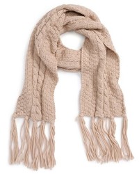 David & Young Cable Knit Scarf