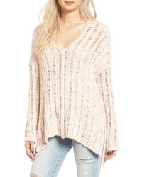 Astr The Label Open Knit Sweater