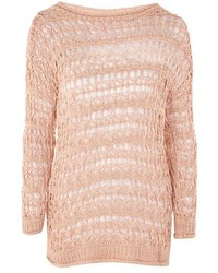 Topshop Knitted Stitchy Jumper