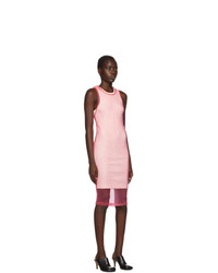 Helmut Lang Pink Masc Tank Dress