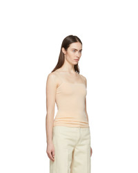 Lemaire Pink Second Skin Tank Top