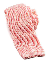 Charvet Knit Silk Tie Pink