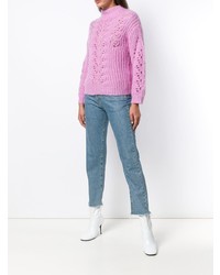 IRO Crochet Turtleneck Sweater