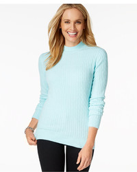 Karen Scott Mock Turtleneck Knit Sweater Only At Macys