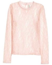 H&M Fitted Lace Top
