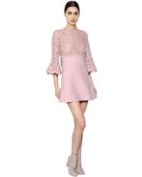 Valentino Heavy Lace Crepe Couture Dress