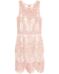 H&M Lace Dress Powder Pink Ladies