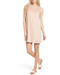 Hinge Lace Yoke Babydoll Dress