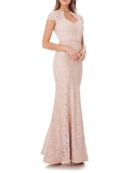 JS Collections Lace Mermaid Gown