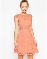 Asos Collection Lace Mini Prom Dress With Bra Top