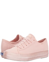 Keds Triple Kick Shimmer Lace Up Casual Shoes