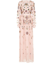 Needle & Thread Petal Pink Woodland Lace Maxi Dress