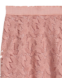 H&M Lace Skirt Powder Pink Ladies