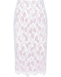 Reiss Joliet Floral Lace Pencil Skirt