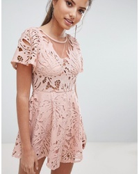 Love Triangle Lace Playsuit