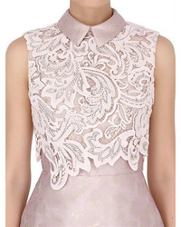 Mary Katrantzou Swarovski Crystals Jacquard Lace Dress