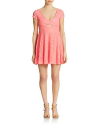 Jessica Simpson Kaitlee Lace Fit And Flare Dress