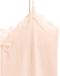 H&M Jersey Top With Lace