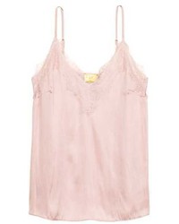 H&M Satin And Lace Camisole Top