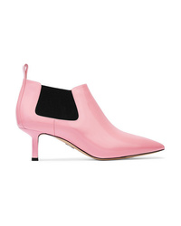 Paul Andrew Ang Patent Leather Ankle Boots