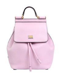 Dolce & Gabbana Sicily Grained Leather Mini Backpack, $1,258 | LUISAVIAROMA  | Lookastic