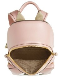 Anya Hindmarch Eyes Mini Leather Backpack Pink