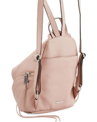 Rebecca Minkoff Julian Medium Leather Backpack Vintage Pink