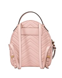 Gucci Pink Gg Marmont Leather Backpack