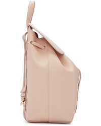 Mansur Gavriel Pink Leather Mini Backpack