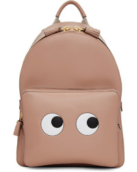 Anya Hindmarch Pink Mini Eyes Right Backpack