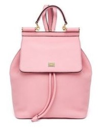 Dolce & Gabbana Sicily Leather Backpack
