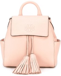Women's Pink Leather Backpacks by Tory Burch | Lookastic