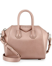 Givenchy Antigona Mini Leather Satchel Bag Light Pink