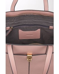 Topshop Harlow Winged Faux Leather Satchel Pink