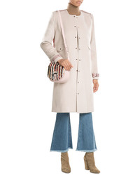 Paula Cademartori Leather Shoulder Bag With Fur