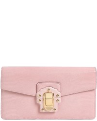 Dolce & Gabbana Lucia Embossed Leather Bag