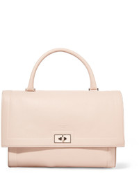 Givenchy Medium Shark Bag In Blush Textured Leather