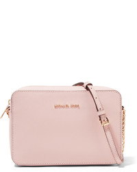 MICHAEL Michael Kors Michl Michl Kors Jet Set Travel Large Textured Leather Shoulder Bag Baby Pink