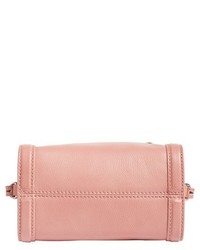 Alexander McQueen Mini Padlock Calfskin Leather Duffel Bag Pink