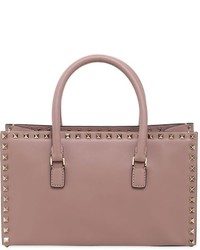 Valentino Mini Rockstud Leather Top Handle Bag