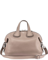 Givenchy Nightingale Medium Waxy Leather Satchel Bag